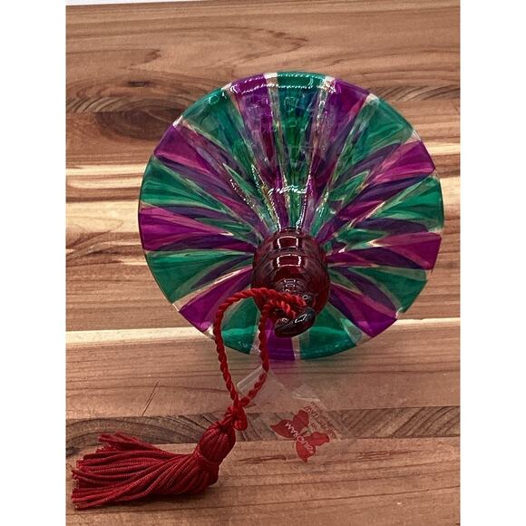 Waterford Marqui Crystal Carnival Fresco Colored Ornament New - Picture 5 of 9